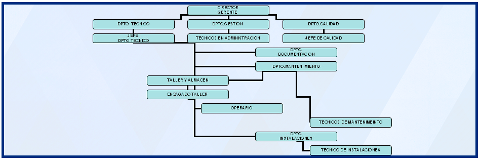 Norma Fire organigrama 
